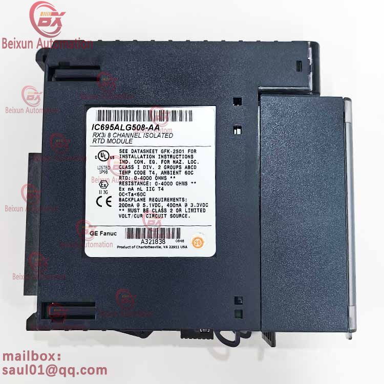 GE IC695ALG508-AA RX3i 8 CHANNEL ISOLATED RTD MODULE
