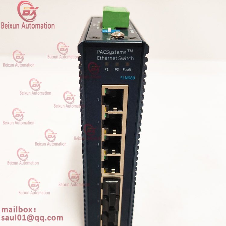 GE Emerson SLN080 IC086SLN080-A 8-port Unmanaged Ethernet Switch