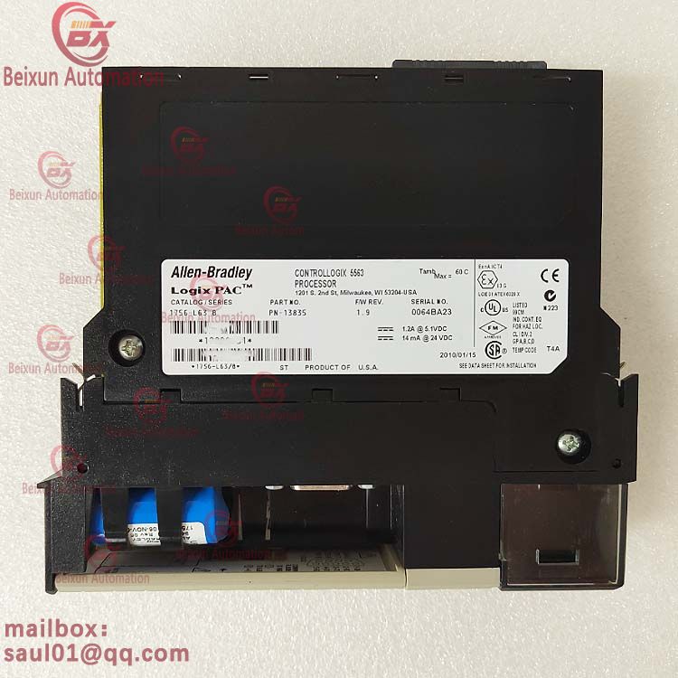 A-B 1756-L63BB ControlLogix Controllers CPU Module