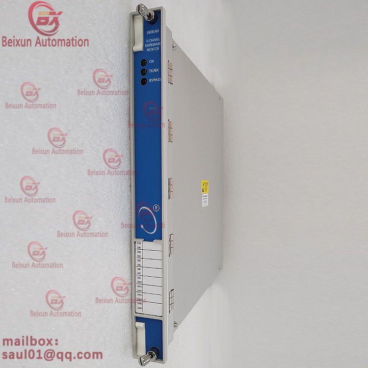 Bently 3500-65 Temperature Monitor 145988-02 16-Channel
