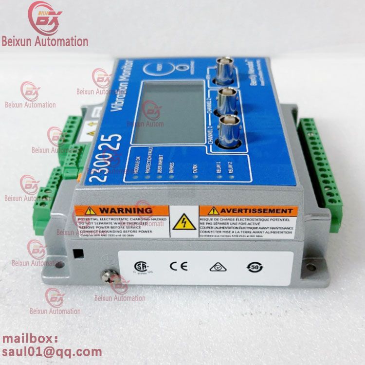 Bently Nevada 2300 25-00 Vibration Monitor 2300-25 Machinery Condition Monitoring