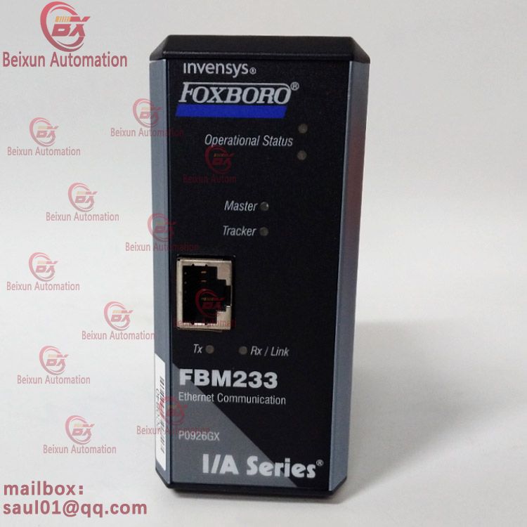 FOXBORO FBM233 P0926GX I A Series Ethernet Communication Mod