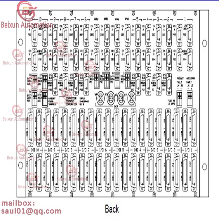 CCC MFC-10-2 50-303040-001 Rack and backplane