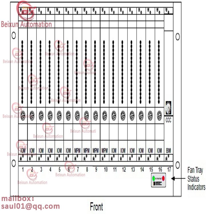 CCC MFC-10-2 50-303040-001 Rack and backplane