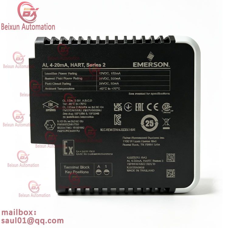 Emerson KJ3222X1-BA2 HART Analog Input Module(图2) Emerson KJ3222X1-BA2 HART Analog Input Module(图2)